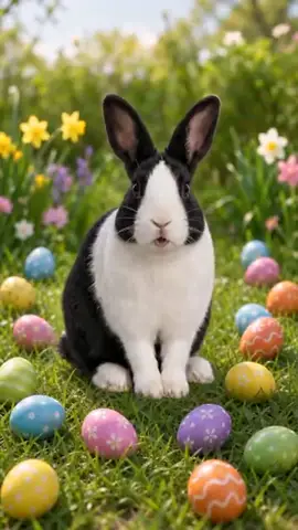 Easter pet video template preview