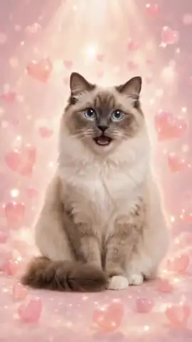 I Love You pet video template preview